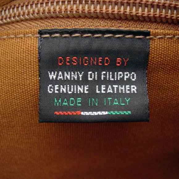 IL BISONTE Wanni Di Filippo Large Suede Hobo Shoulder Bag + Authenticity Card - Picture 9 of 13